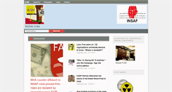 Desktop Screenshot of insafindia.com